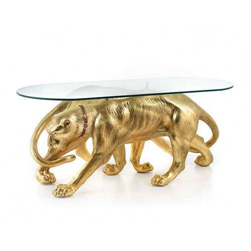 Стол с двумя пантерами