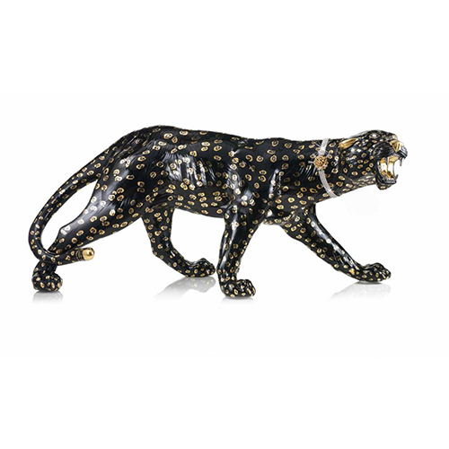 Пантера с платиновым ошейником Swarowsky
